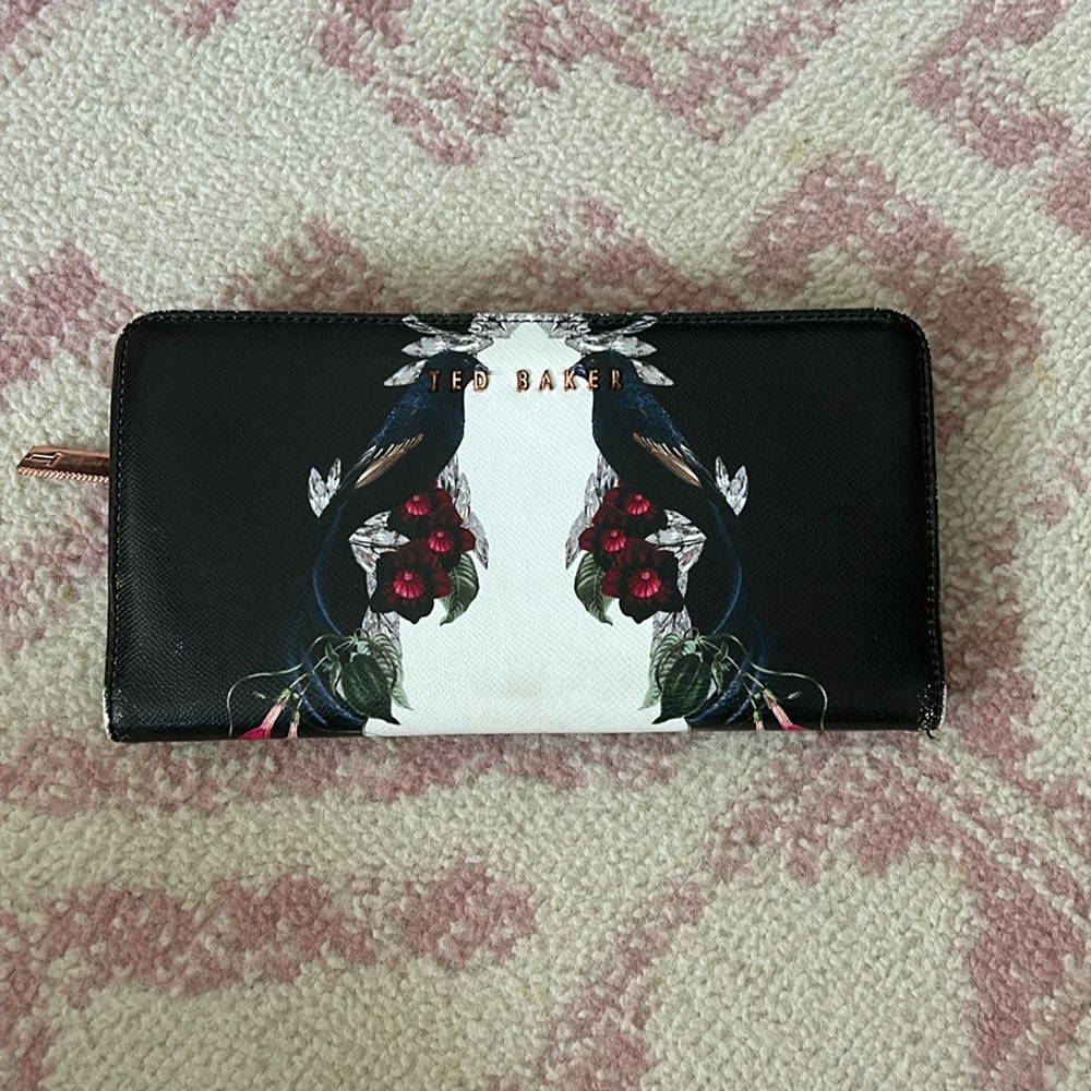Ted Baker Mirrored Bird Wallet